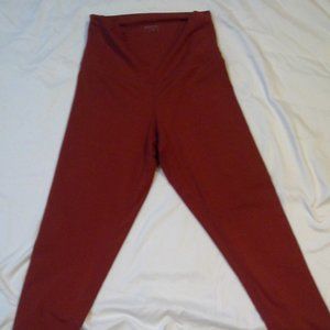 DYI Yoga Athletic Leggings in Rust